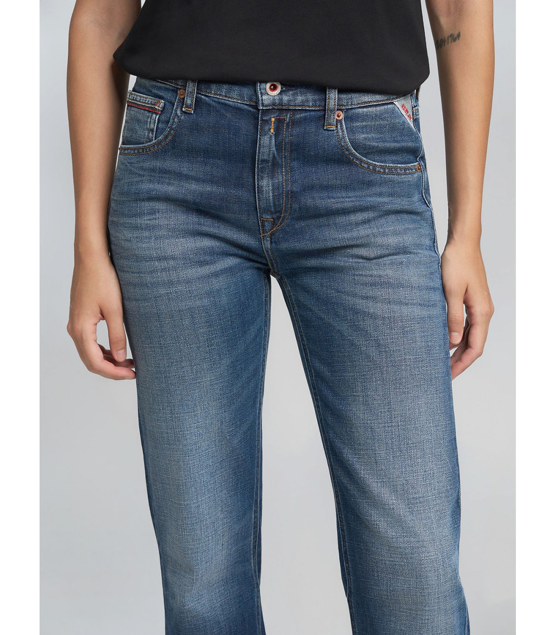 ストレートフィットAKEME コンフォートインディゴデニム 詳細画像 ブルー 5